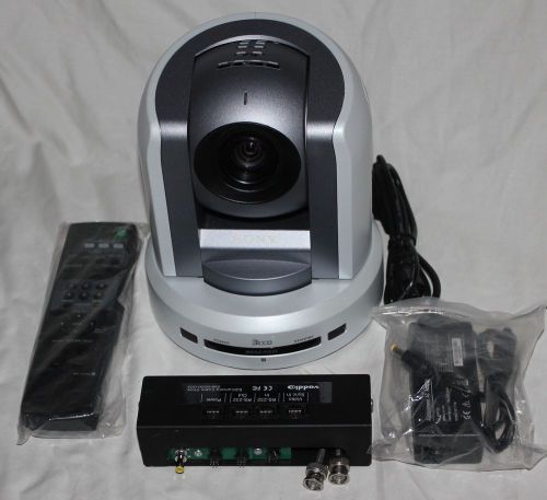 Sony BRC-300 CCTV Camera WebCam Pan Tilt Zoom Vaddio Cable Shoe