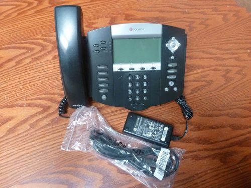 Polycom 2201-12560-001 SoundPoint IP 560 IP560 Phone w/ Power Supply