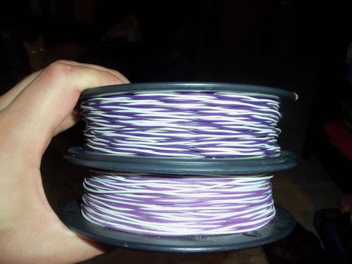 Approximately 700 feet of white/violet cross connect wire for sale