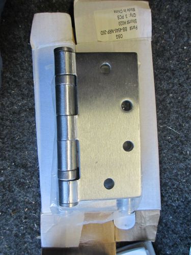 New 3 pc shelf box osg industrial door hinge #bb-4545npr-26d stock #130097a for sale