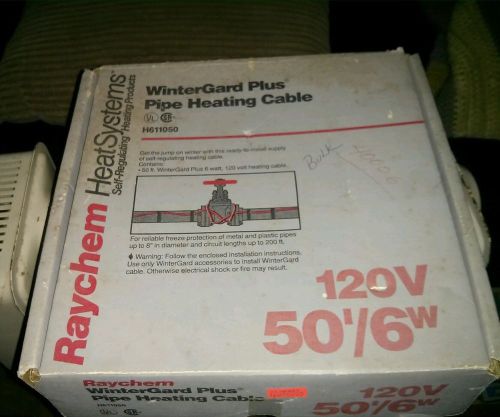 RAYCHEM Winterguard Self Regulating Pipe Heating Cable H61150 120 Volt 6 Watt