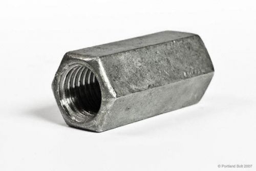 Qty (12) Rod Coupler For Coarse Threaded Rod 3/8&#034; Barrell Nut