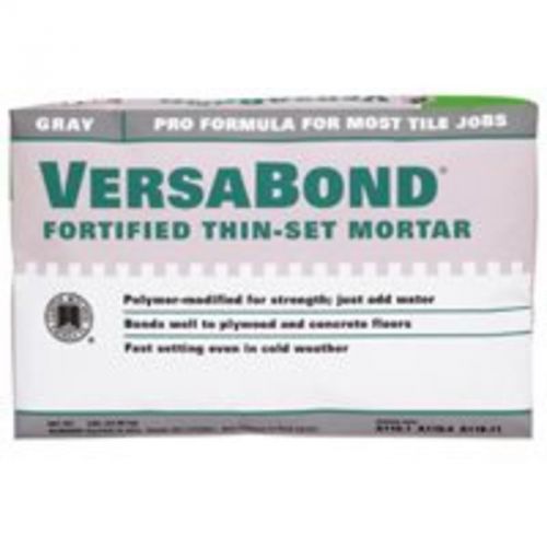 25Lb Gray Versa Bond Thin Set CUSTOM BUILDING Mortar MTSG25 010186303802