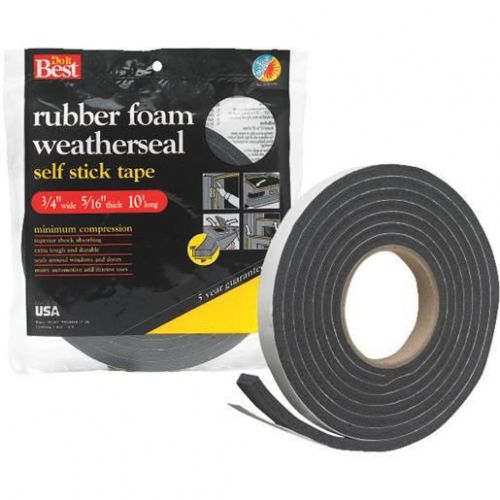 3/4X5/16&#034;X10&#039; BLK TAPE R534HDB