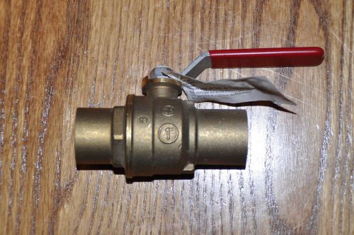 1&#034; Ball Valve, Full Port, Solder