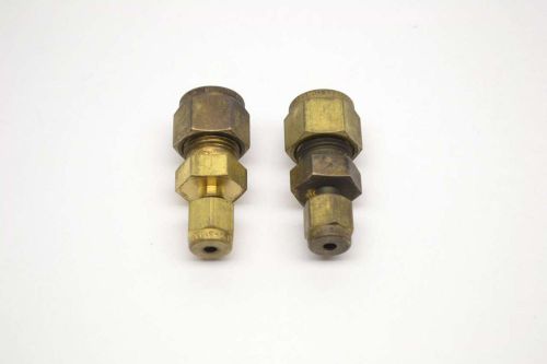 Lot 2 swagelok b-600-6-2 reducing union 3/8 in tube x 1/8 in fitting b479772 for sale