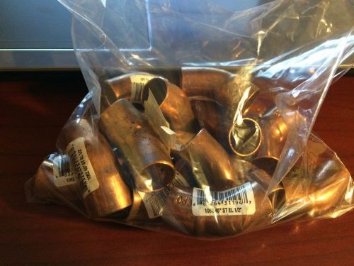 1/2 copper 45 degree street elbows elkhart products corp 31194 16 pc lot for sale