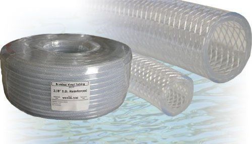 Alpine pvc clear braided tubing  1/4-inch x 300-inch for sale