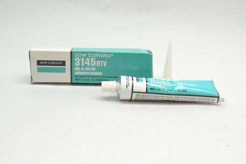 NEW DOW CORNING 3145RTV MIL-A-46146 ADHESIVE/SEALANT 3 FL. OZ. CLEAR D411058