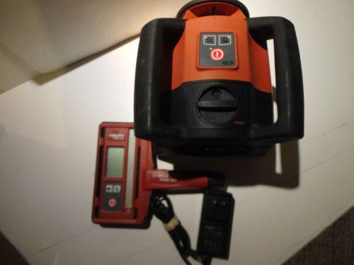 NICE CONDITION HILTI PRE 3 ROTARY LASER IN MAKITA CASE WITH PRA 31 RECEIVER