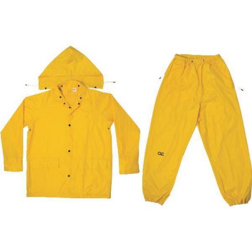 Large .18 Yel Poly Rainsuit R102L