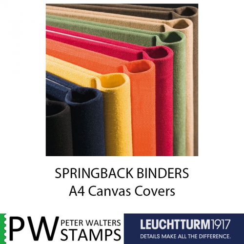 Leuchtturm1917 Springback Binder Canvas Cover A4 Navy Blue