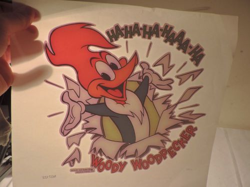 OLD WOODY WOODPECKER HA-HA-HA-HAAA-HA  IRON ON T SHIRT TRANSFER  free shipping