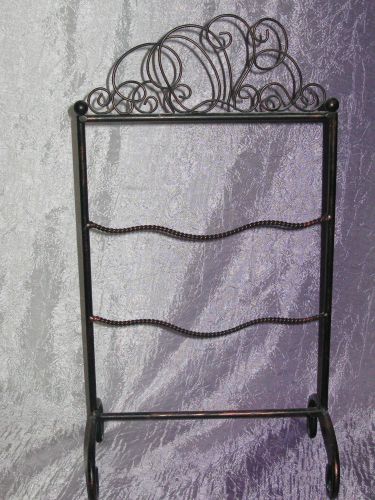 Black/Aged Gold Metal Jewelry Rack/Stand/Holder~Boutique Display~Bracelets~pp73