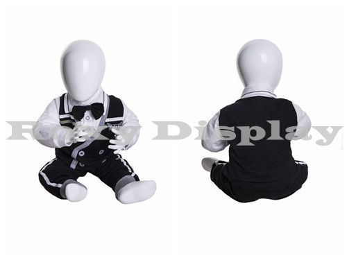 Fiberglass egghead infant mannequin dress form display #mz-miu3 for sale