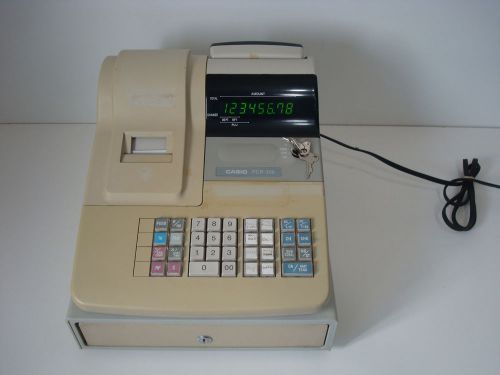 Casio PCR 308 Cash Register with Keys - Works!