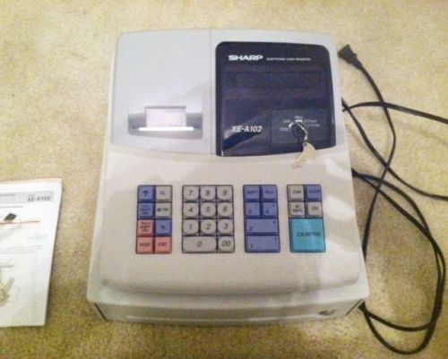 Sharp XE-A102 Electronic Cash Register