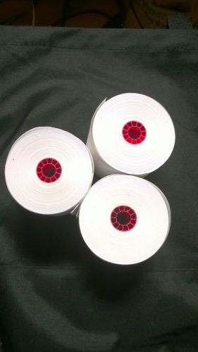 3 Rolls IBM Cash Register or Adding Machine Paper Rolls 2 1/4 in X 150 ft White