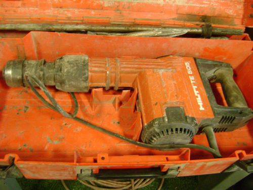 Hilti te805 te 805 demolition hammer  plus case &amp; 6 bits for sale