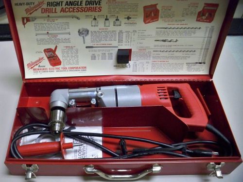 MILWAUKEE RIGHT ANGLE 1/2&#034; DRILL WITH CASE