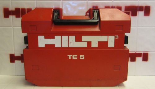 HILTI TE 5 (CASE ONLY), MINT CONDITION, STRONG, ORIGINAL, FAST SHIPPING