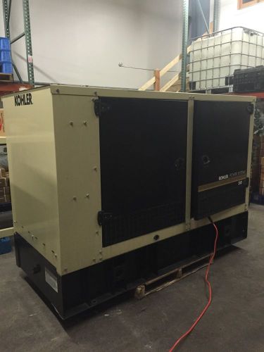 2009 kohler diesel standby generator model 50reozjc for sale