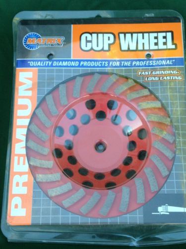 Matrix diamond tools cup wheel for sale