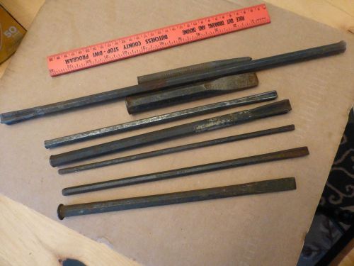 Tools Blueline chisels LOT OF 8 masonry brick cement diamond baltimore