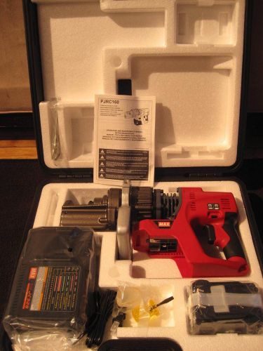 Max Rebar PJRC160 Cordless Re-Bar Cutter NEVER USED WORLDWIDE SHIIPING