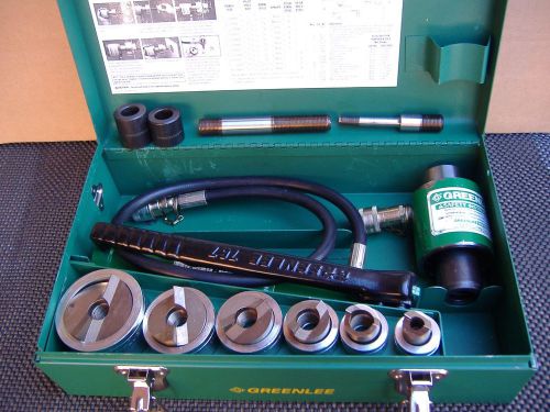 Greenlee 7506 Heavy Duty Hydraulic Knockout Punch Set