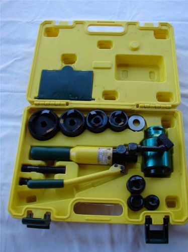 L.H. Dottie HPTK1 13 Piece Hydraulic Punch Kit - 1/2 - 2-1/2&#034; - 12 ton Capacity