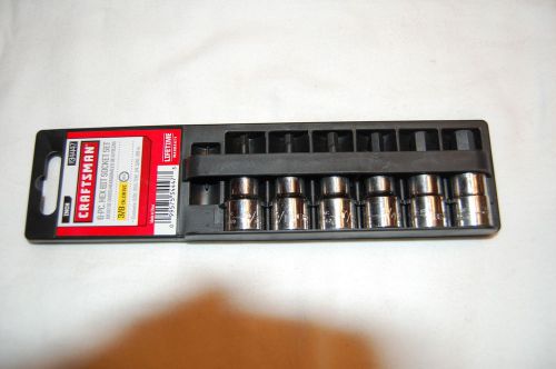 Craftsman 3/8 Drive 6 Pc. Hex Bit Socket Set 5/32&#034; to 3/8&#034; 34447