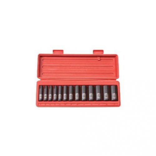 TEKTON 47925 3/8-Inch Drive Deep Impact Socket Set, 13 Sockets