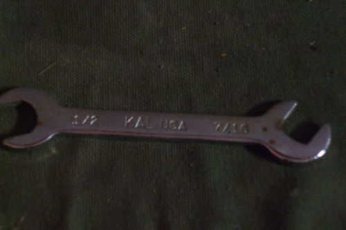 1/2 &amp; 7/16 KAL Open End Vintage Wrench