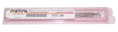 New metcal sttc-140 soldering tip cartridge sharp bent 0.4mm conical / qty for sale