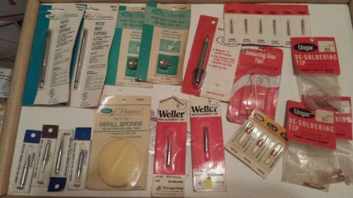 NOS Lot of 25 Heat Caps. De-soldering Tips Soldering Tips Ungar/Princess Weller