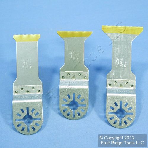 3 Imperial Blades Variety Wood Metal PVC Cutting Titanium Saw Blades