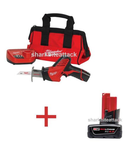 NEW Milwaukee M12 12V Hackzall Reciprocating Saw Kit w 48-11-2440 XC Battery