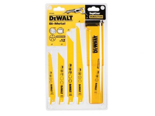 DEWALT Sabre Blade Set 12 Piece in Case