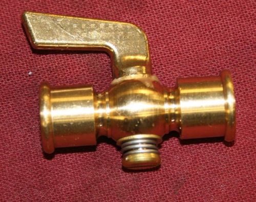 1/4 Inch NPT Thread FEMALE Brass Drain Pet Cock Shut Off Valve Fuel Gas Oil Air