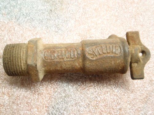 Antique Cast Iron Speedie Drain Cock C.B.Q. Locomotive Hit Miss Engine Tractor