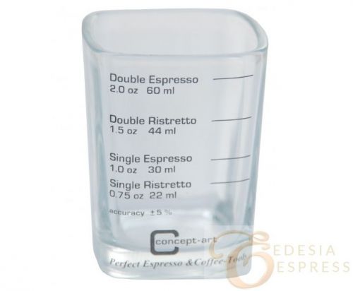 Lined Espresso / Ristretto Shot Glass - Espresso Coffee Machines