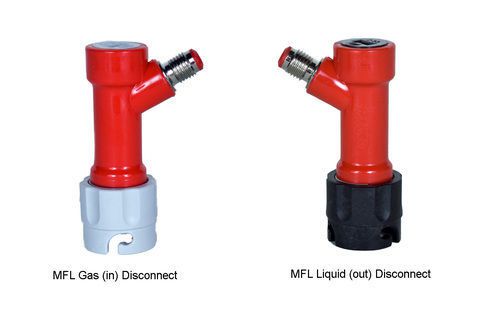 Disconnects (Set of 2) Pin Lock, 1/4&#034; MFL, DC403