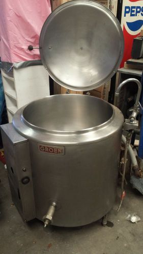 Very nice used stainless groen soup stream jacketed kettle ee-40 for sale