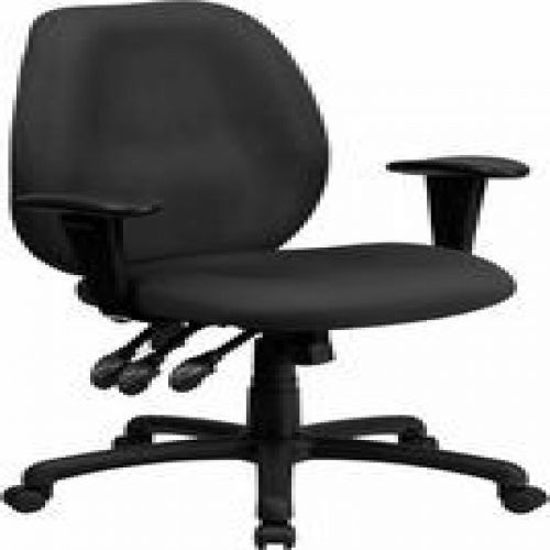 Flash Furniture BT-6191H-GY-GG High Back Gray Fabric Multi-Functional Ergonomic