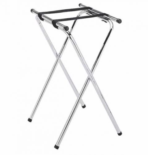 Chrome Server, Restaurant, Folding, Tray Stand, Winco ( New )