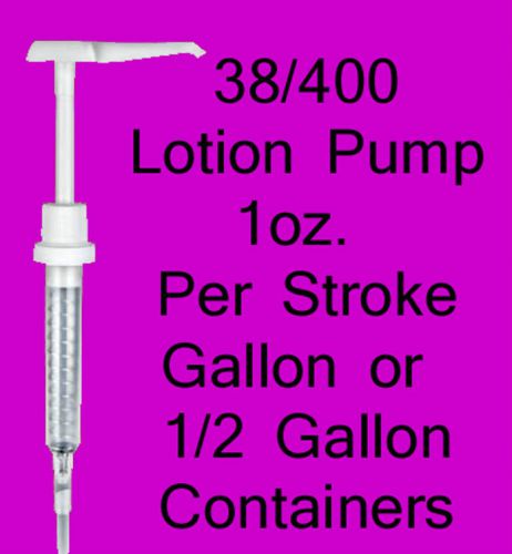 6 new 1 oz pump dispenser for gallon jug jar syrup nutrient lotions oils usa for sale