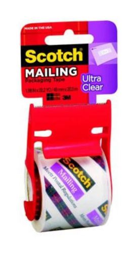 3M Scotch Mailing Tape 2&#039;&#039; x 800&#039;&#039; Clear