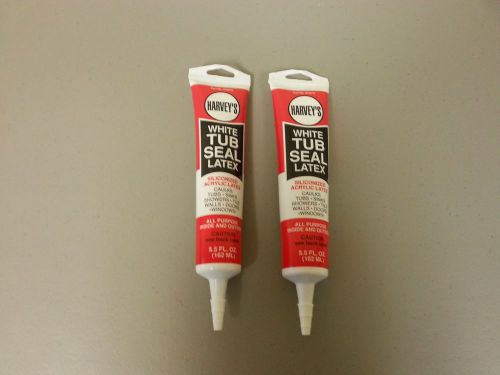 Harveys Tub &amp; Tile Caulk 5.5 fl oz 032010 Set of 2