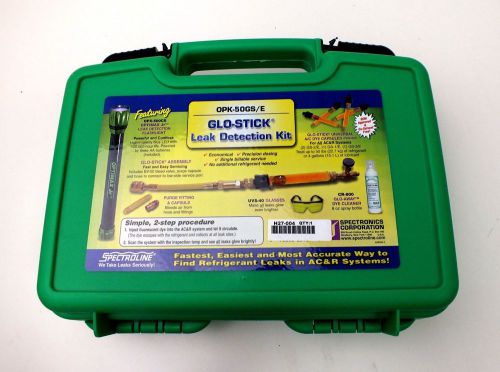 New spectroline refrigerant leak detection kit glo-stick opk-50gs/e for sale